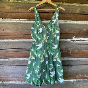 Green leaf dress! Forever 21!